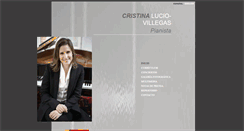 Desktop Screenshot of cristinaluciovillegas.es